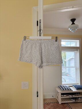 brandy melville blue floral boxer shorts